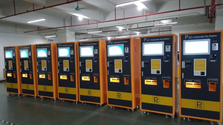 Tshiab Tsim Automatic Nyiaj Ntsuab Tshuab Rau Chaw Nres Tsheb