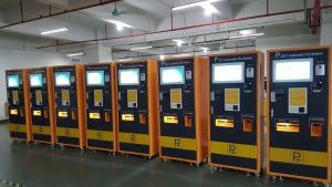 Tshiab Tsim Automatic Nyiaj Ntsuab Tshuab Rau Chaw Nres Tsheb